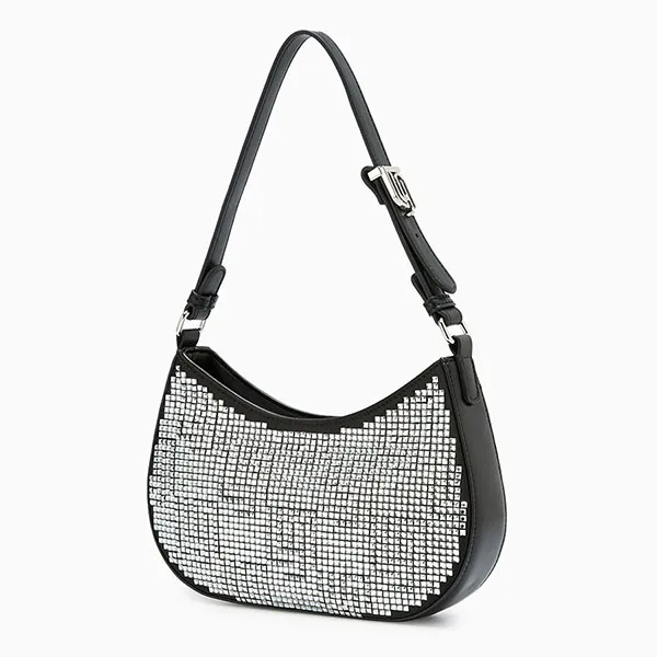 Túi Đeo Vai Nữ Lyn Galaxia Infinite 2 Shoulder Bag LL24MBF414 Màu Đen