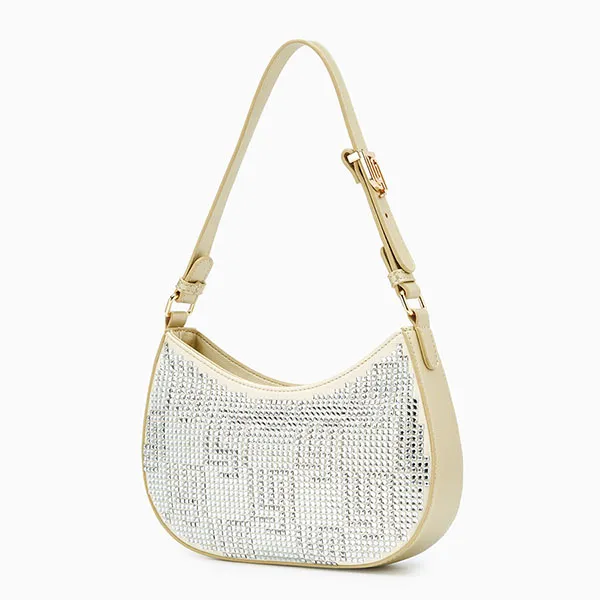 Túi Đeo Vai Nữ Lyn Galaxia Infinite 2 Shoulder Bag LL24MBF414 Màu Vàng Gold