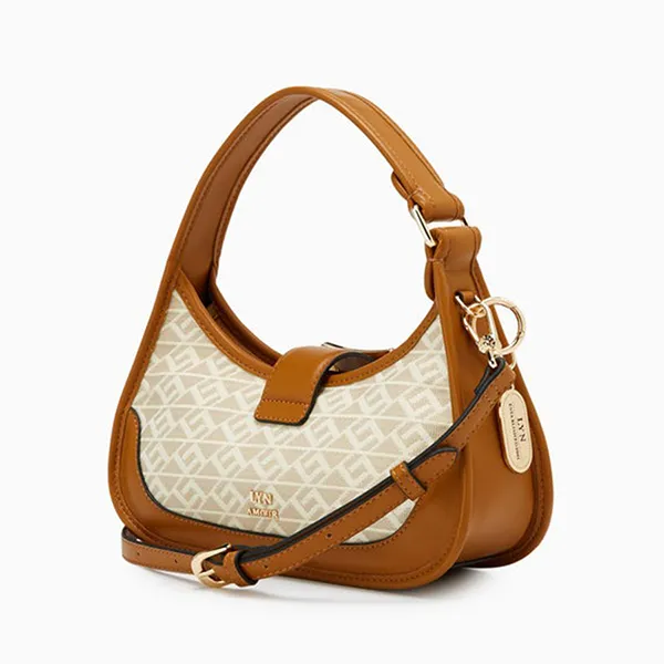 Túi Đeo Vai Nữ Lyn Monro Shoulder Bag LL24FBF368 Beige Màu Be Nâu