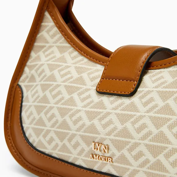 Túi Đeo Vai Nữ Lyn Monro Shoulder Bag LL24FBF368 Beige Màu Be Nâu