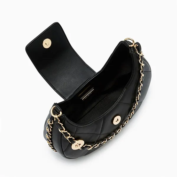 Túi Đeo Vai Nữ Lyn Staria Shoulder Bag Black LL24FBF232 Màu Đen