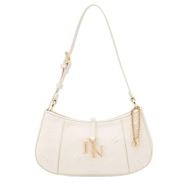 Túi Đeo Vai Nữ Lyn Wendy Brighton Shoulder Bag Ivory LL24WBF443 Màu Kem