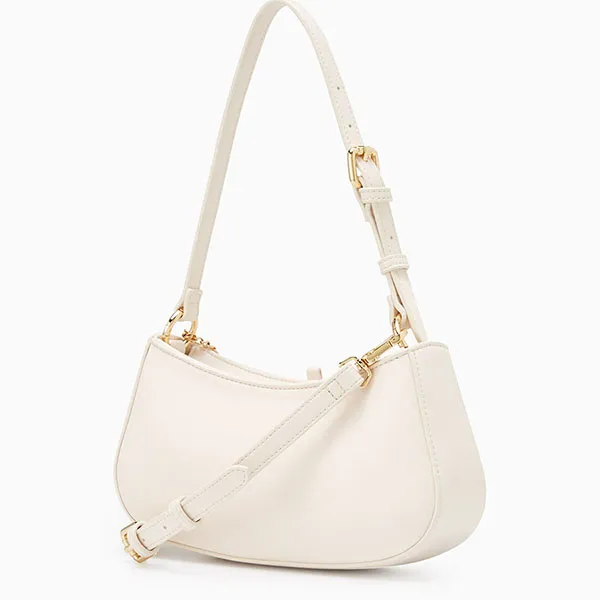Túi Đeo Vai Nữ Lyn Wendy Brighton Shoulder Bag Ivory LL24WBF443 Màu Kem