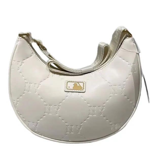 Túi Đeo Vai Nữ MLB Shoulder Bag 7ACRMD75 Màu Be