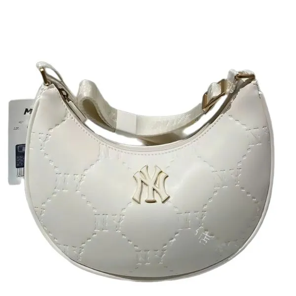 Túi Đeo Vai Nữ MLB Shoulder Bag 7ACRMD75 Màu Be