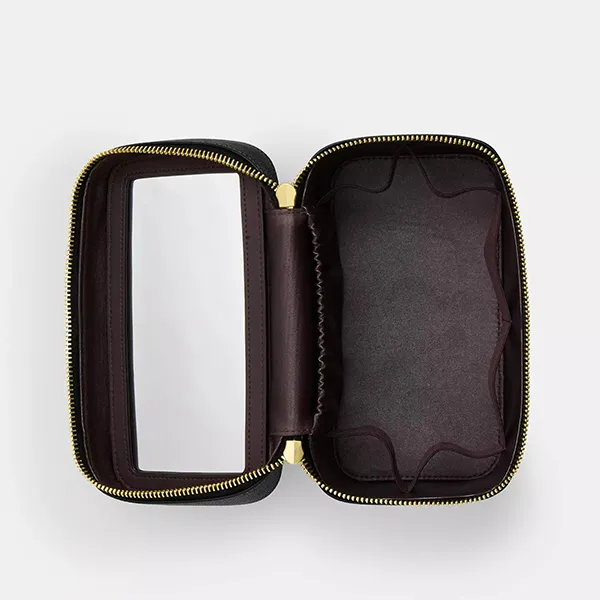 Túi Đựng Đồ Mỹ Phẩm Nữ Coach Cosmetic Case CW727 Black Màu Đen - Túi xách - Vua Hàng Hiệu