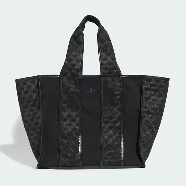 Túi Tote Adidas Shopper Canvas Monogram IT7373 Màu Đen