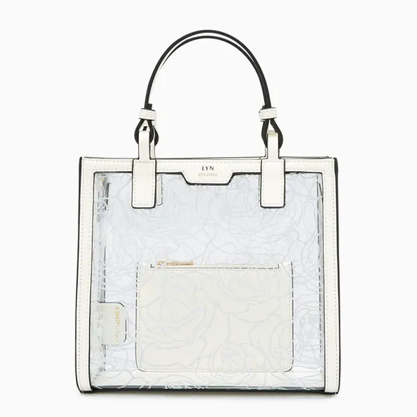 Túi Tote Nữ Lyn Delora M Bag White LL24FBF234 Màu Trắng