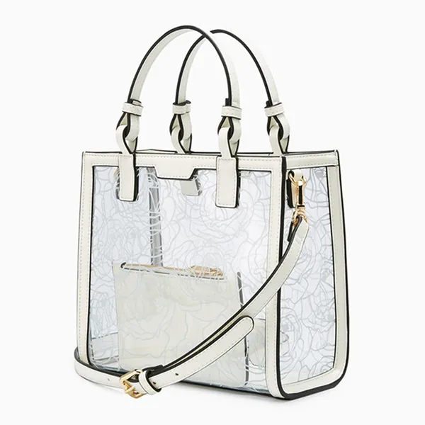 Túi Tote Nữ Lyn Delora M Bag White LL24FBF234 Màu Trắng