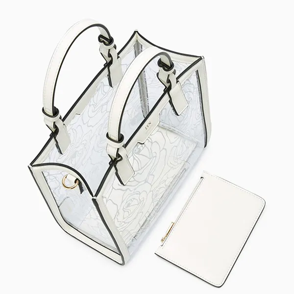 Túi Tote Nữ Lyn Delora M Bag White LL24FBF234 Màu Trắng