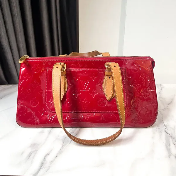 Túi Xách Nữ Louis Vuitton LV Vintage Pre Owned Bags Màu Đỏ