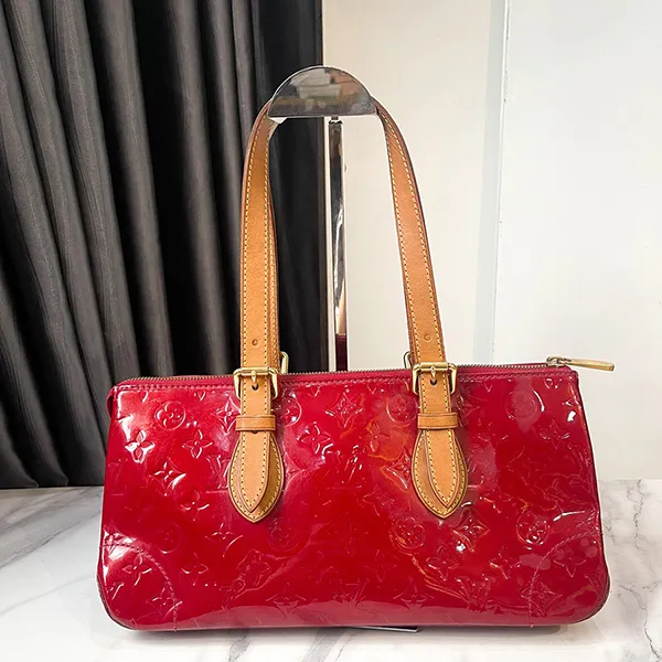 Túi Xách Nữ Louis Vuitton LV Vintage Pre Owned Bags Màu Đỏ