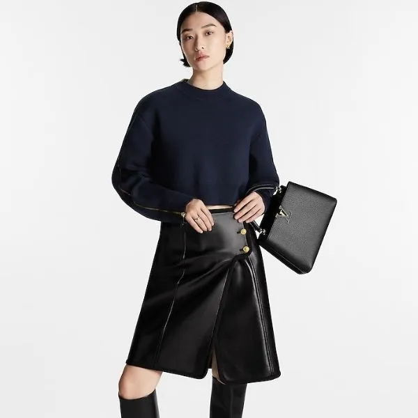Túi Xách Tay Louis Vuitton LV Capucines BB Handle Bag TM94755 Màu Đen