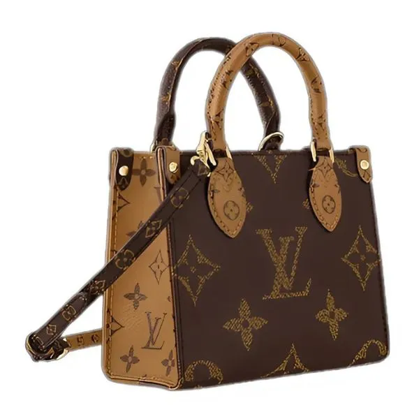 Túi Xách Tay Louis Vuitton LV On The Go BB Handle Bag Màu Nâu N-HL