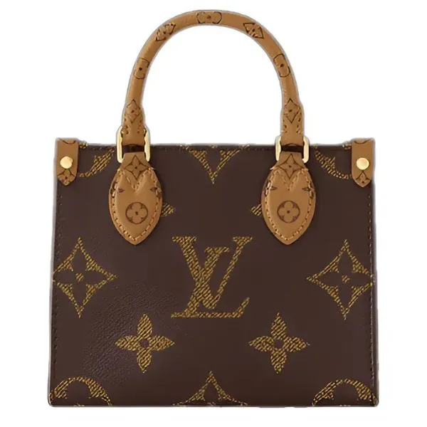 Túi Xách Tay Louis Vuitton LV On The Go BB Handle Bag Màu Nâu N-HL