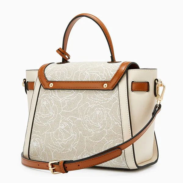Túi Xách Tay Nữ Lyn Delora Top Handle Handbag Beige LL24FBF236 Màu Be Nâu