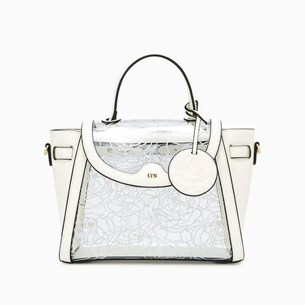 Túi Xách Tay Nữ Lyn Delora Top Handle Handbag White LL24FBF236 Màu Trắng