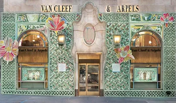 Dây Chuyền Nữ Van Cleef & Arpels Vintage Alhambra Old Model Màu Đen - Vàng