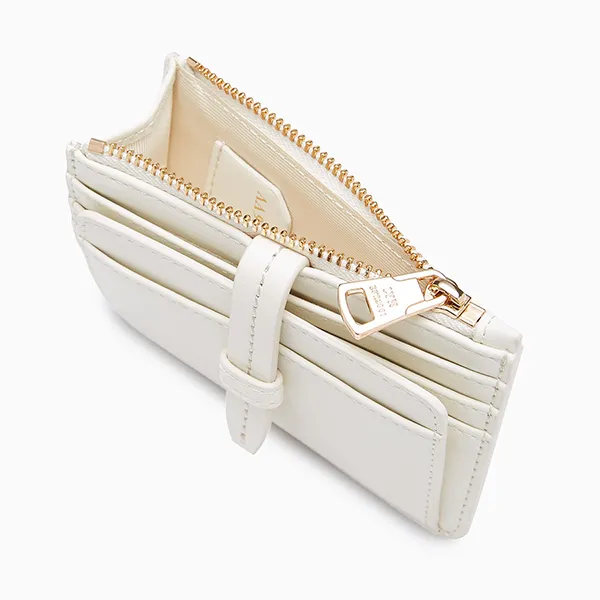 Ví Đựng Thẻ Nữ Lyn Brera Zip LL24SWS010 Màu Trắng