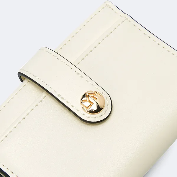 Ví Đựng Thẻ Nữ Lyn Essential Card Wallet LL24FWF083 Màu Trắng Kem