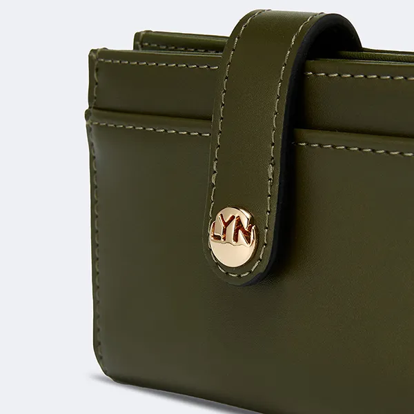 Ví Đựng Thẻ Nữ Lyn Essential Card Wallet LL24FWF083 Màu Xanh Green