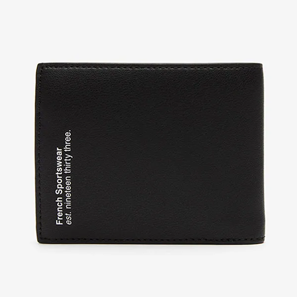 Ví Nam Lacoste Men’s Contrast Print Wallet NH4116-000 Màu Đen