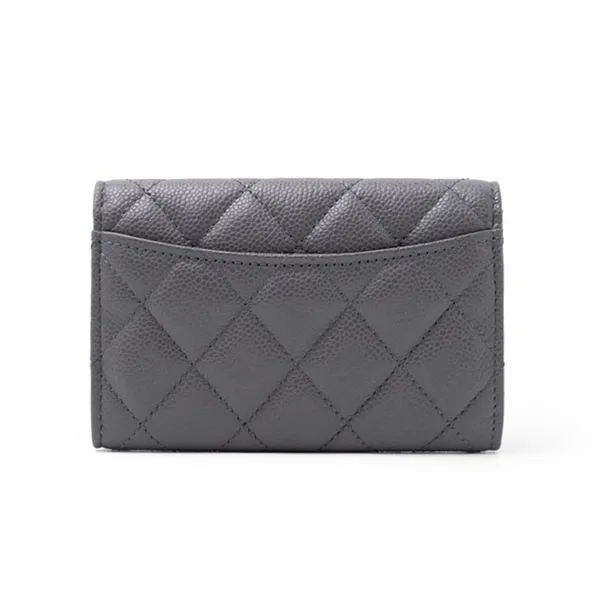Ví Nữ Chanel Flap Card Holder Màu Grey N-HL - Túi xách - Vua Hàng Hiệu