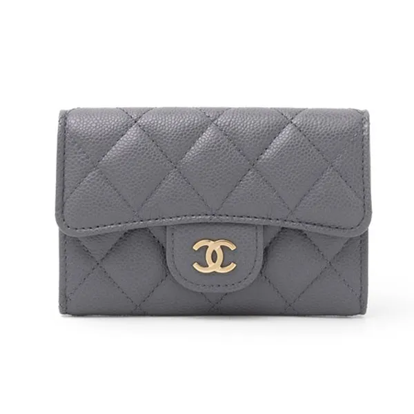 Ví Nữ Chanel Flap Card Holder Màu Grey N-HL - Túi xách - Vua Hàng Hiệu