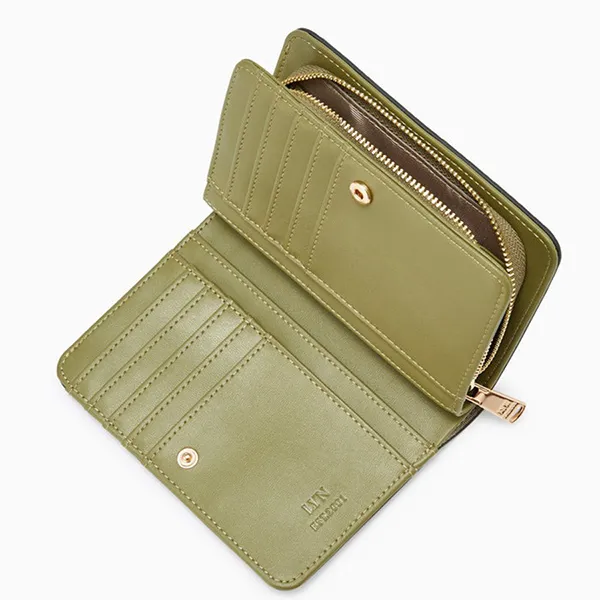 Ví Nữ Lyn Celestia Semi Wallet LL24FWS117 Màu Xanh Green