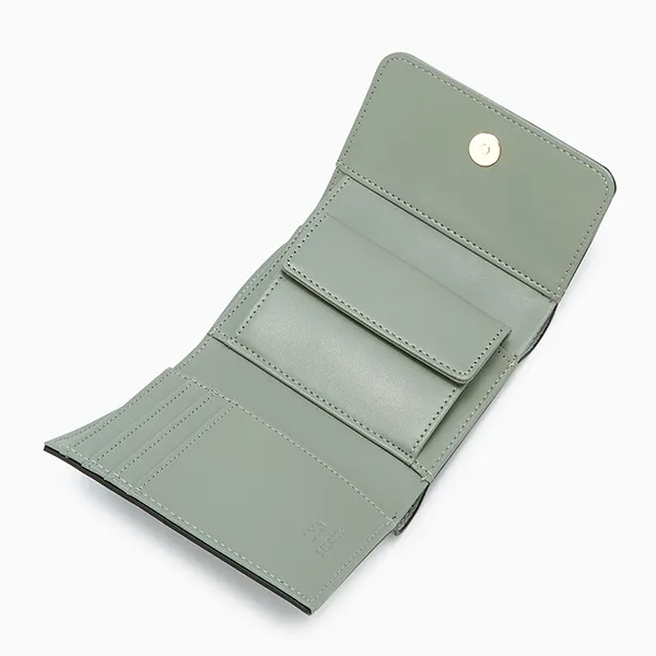 Ví Nữ Lyn Dizzy Short Wallet Wallet LL24FWF036 Màu Xanh Green
