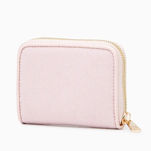 Ví Nữ Lyn Lora Zip Short Wallet LL24FWF020 Màu Hồng Nhạt