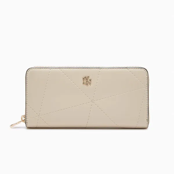 Ví Nữ Lyn Prisma Zip Long Wallet Beige LL24FWS048 Màu Be - Túi xách - Vua Hàng Hiệu
