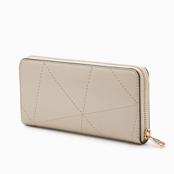 Ví Nữ Lyn Prisma Zip Long Wallet Beige LL24FWS048 Màu Be - Túi xách - Vua Hàng Hiệu