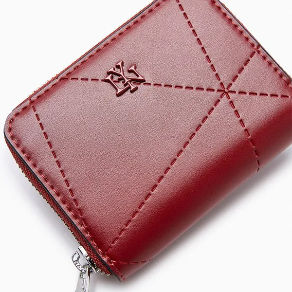 Ví Nữ Lyn Prisma Zip Short Wallet Red LL24FWS049 Màu Đỏ