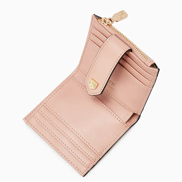 Ví Nữ Lyn Re-Edit Marble Semi Wallet LL24FWS025 Màu Hồng Nude - Túi xách - Vua Hàng Hiệu