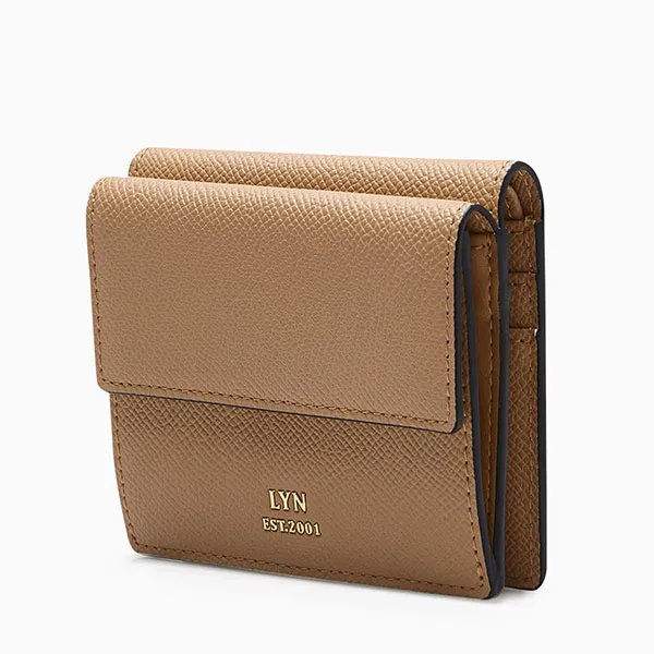 Ví Nữ Lyn Serenity Flap Card Wallet LL24FWF044 Màu Be Đậm - Túi xách - Vua Hàng Hiệu