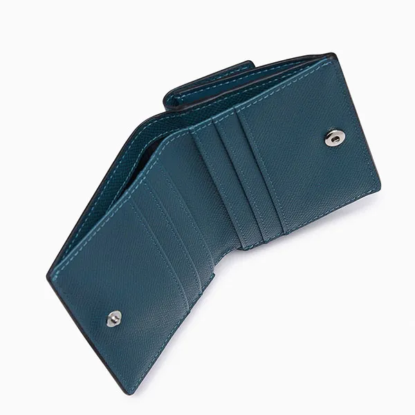 Ví Nữ Lyn Serenity Flap Card Wallet LL24FWF044 Màu Xanh Đậm