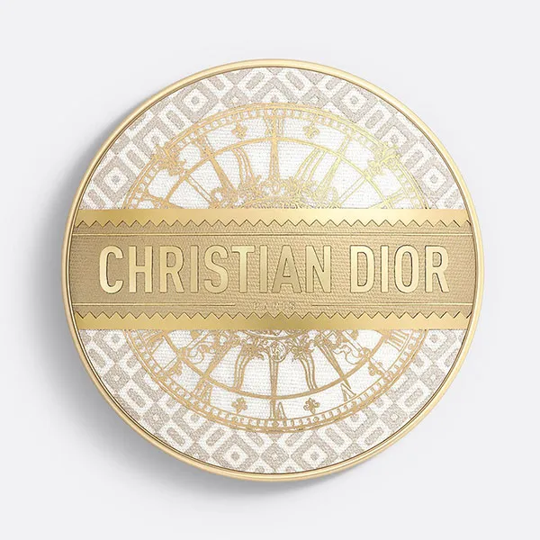 Vỏ Hộp Phấn Nước Dior Forever Cushion Foundation Case Embroidered Cannage Or Vinyl Cannage Màu Vàng Trắng - Trang điểm - Vua Hàng Hiệu