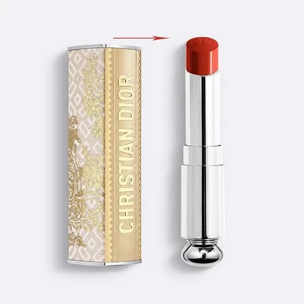 Vỏ Son Dior Addict Case Shine Lipstick Couture Case - Refillable Màu Vàng
