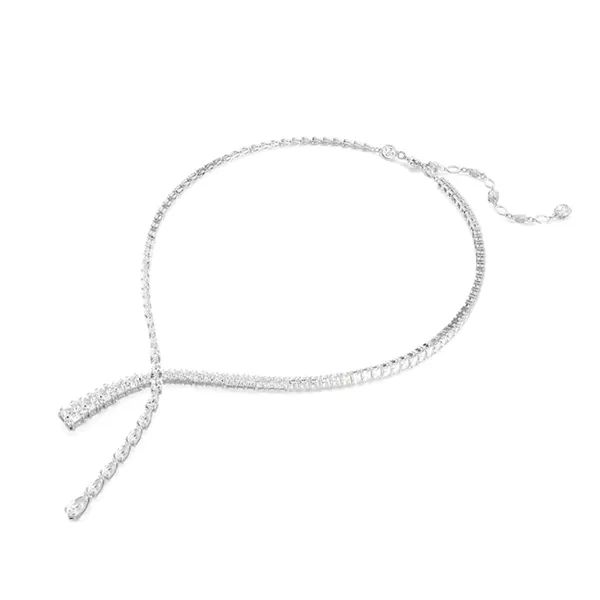 Dây Chuyền Nữ Swarovski Matrix Necklace V White Màu Bạc