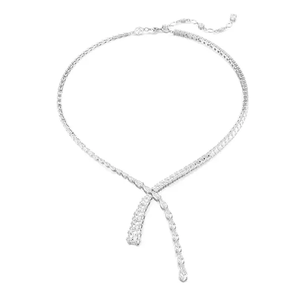 Dây Chuyền Nữ Swarovski Matrix Necklace V White Màu Bạc