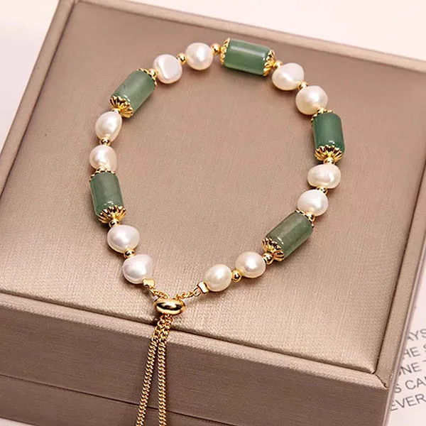 Vòng Đeo Tay Nữ Kya Jewel Delicate Jade PB15 Phối Màu - Trang sức - Vua Hàng Hiệu
