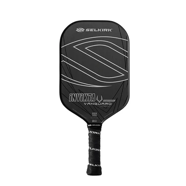 Vợt Pickleball Selkirk Vanguard Control Invikta Raw Carbon Weight 13mm Lightweight Màu Đen
