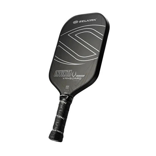 Vợt Pickleball Selkirk Vanguard Control Invikta Raw Carbon Weight 13mm Lightweight Màu Đen