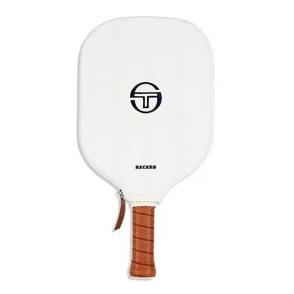Vợt Pickleball Sergio Tacchini ST 14mm Paddle Gardenia Variant Beige Màu Be Trắng