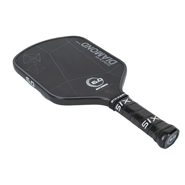 Vợt Pickleball Six Zero Double Black Diamond Control 16mm Màu Đen - Pickleball - Vua Hàng Hiệu