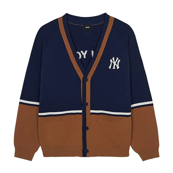 Áo Cardigan MLB Varsity Boston Red Sox Cardigan 3AKCV0144-50NYL Màu Xanh Navy