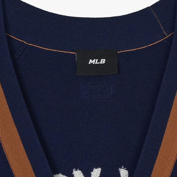 Áo Cardigan MLB Varsity Boston Red Sox Cardigan 3AKCV0144-50NYL Màu Xanh Navy