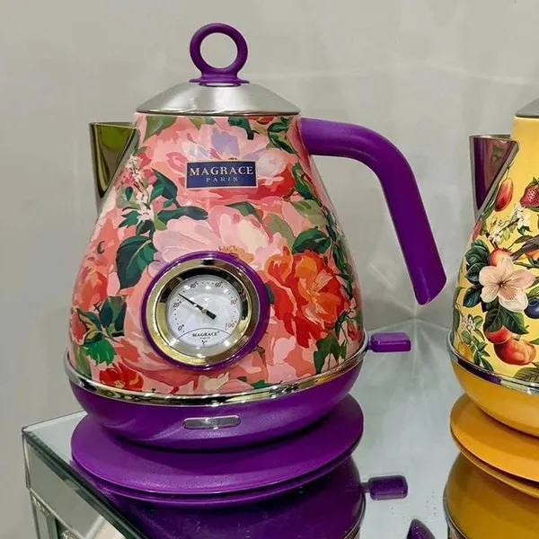 Ấm Siêu Tốc Magrace Paris 1.7L 1850W Retro Màu Tím