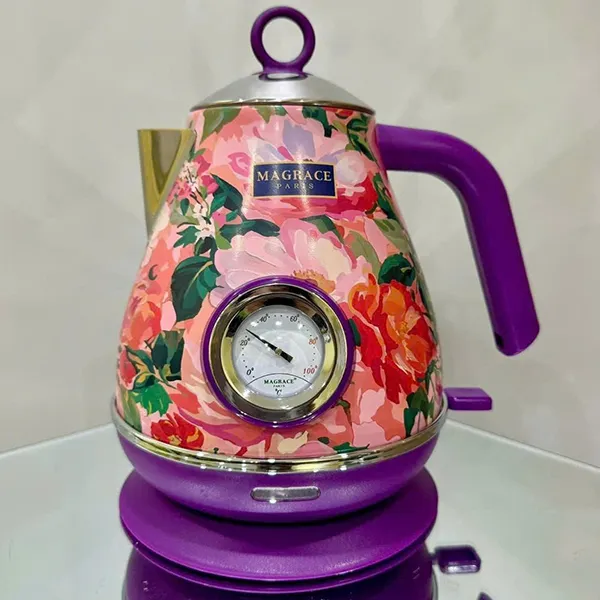 Ấm Siêu Tốc Magrace Paris 1.7L 1850W Retro Màu Tím